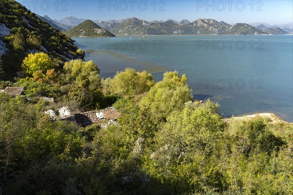 View over Lake Scutari