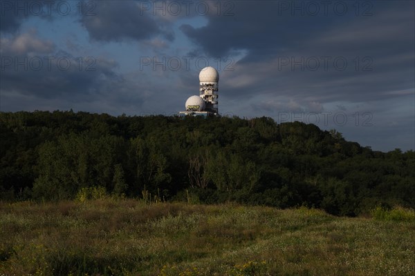 The Teufelsberg with the ruins of the former US and British listening station