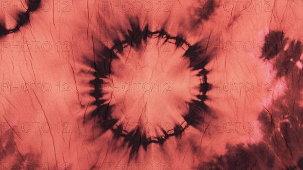 Multicolored tie dye fabric texture