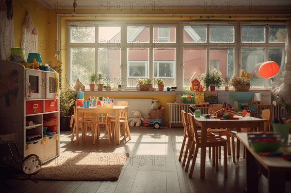 Kindergarten bright room