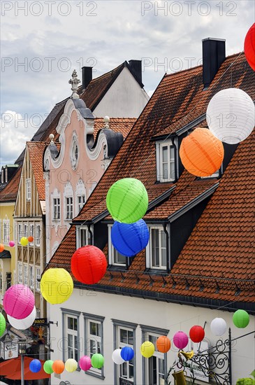 Rococo gables and gable roofs with dormers and lanterns