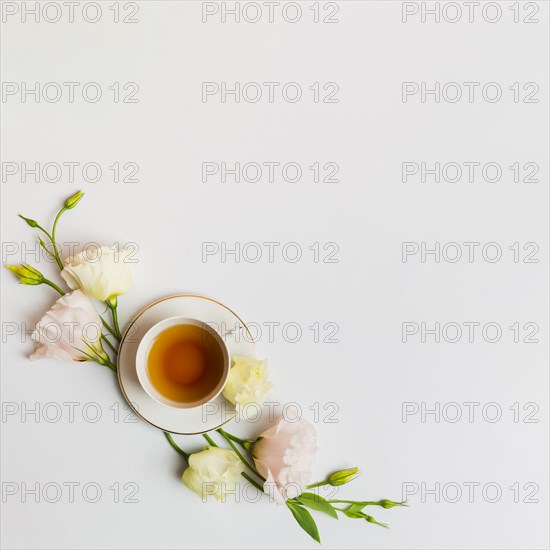 English tea plain background