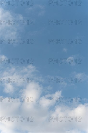 Clouds sky vertical shot