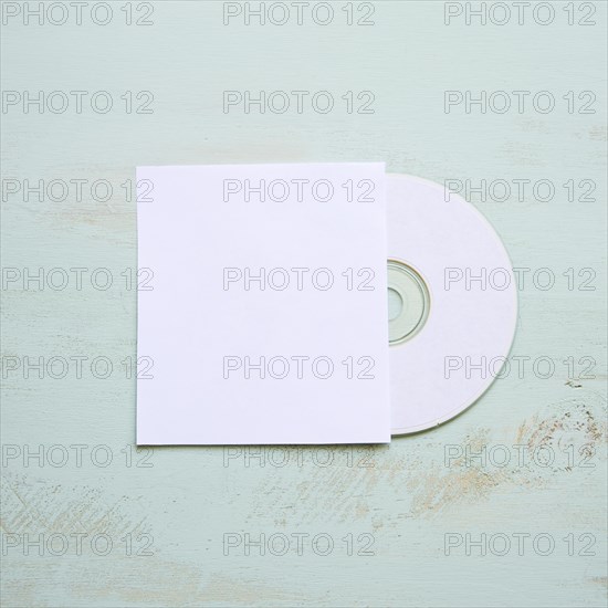 Cd mockup with cover