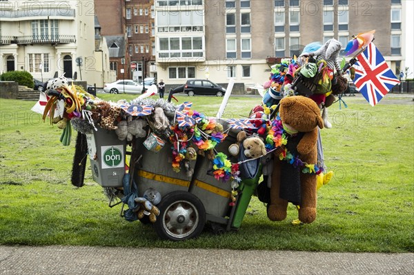 Street cleaner's car in Brighton