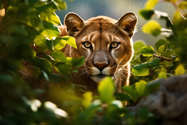 Close-up cougar