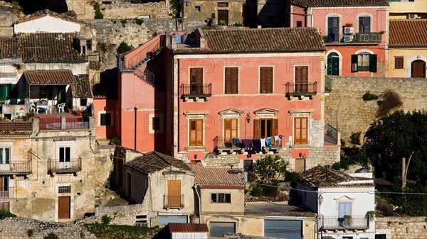 Old pink coloured house