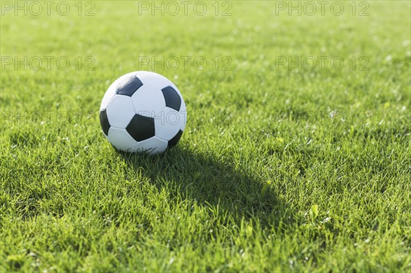 Football grass with shadow