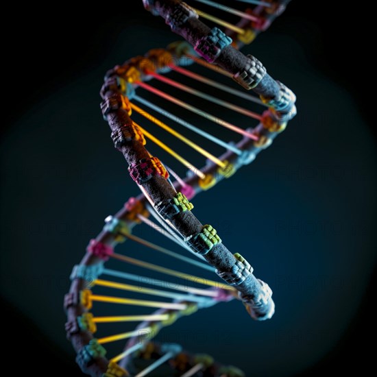 Symbolic image DNA double helix