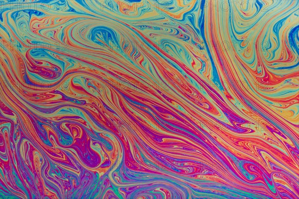 Abstract colorful soap bubble background
