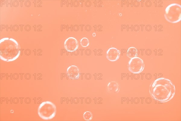 Transparent bubbles colored background