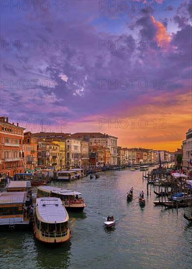 Sunset view of Grand Canal