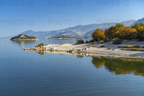 Lake Scutari beach near the village of Donji Murici