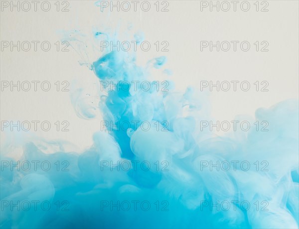 Abstract dense blue cloud haze