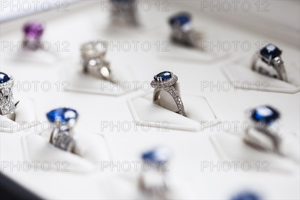 Brilliant Rings in a Jewellery Box