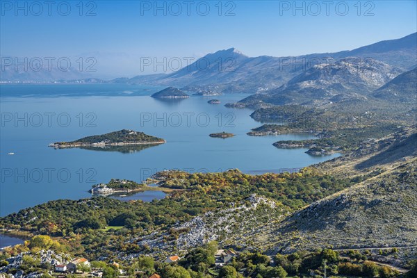 Landscape at Lake Scutari near the village of Donji Murici