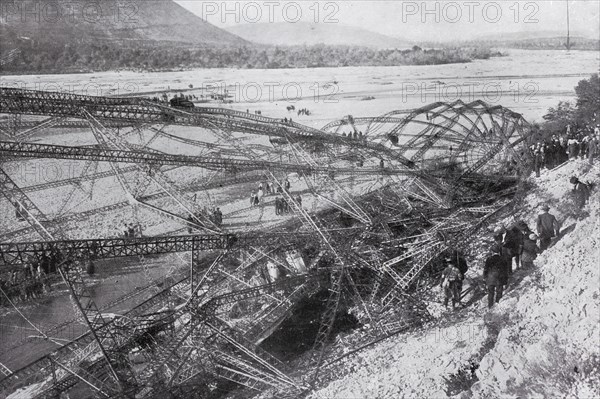 Carcass of the L-45 zeppelin in the Hautes Alpes