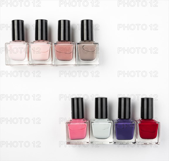 Lovely nail varnish flat lay