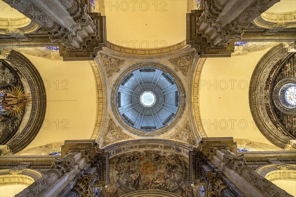 Church ceiling of the Iglesia del Salvador