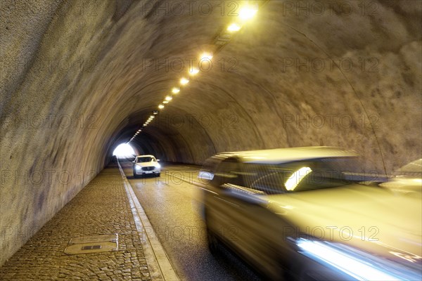 Tunnel of the state road 96 at the Rappbode dam