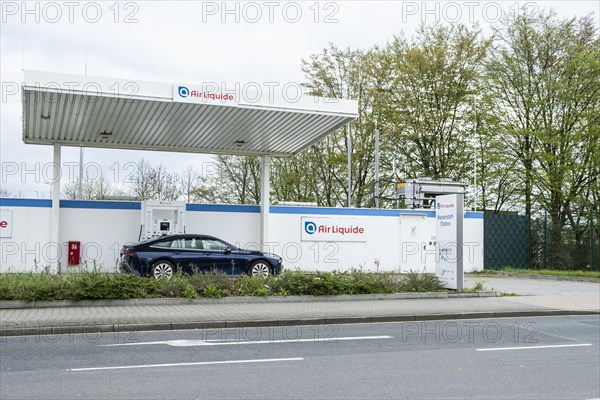 Hydrogen filling station in Duesseldorf