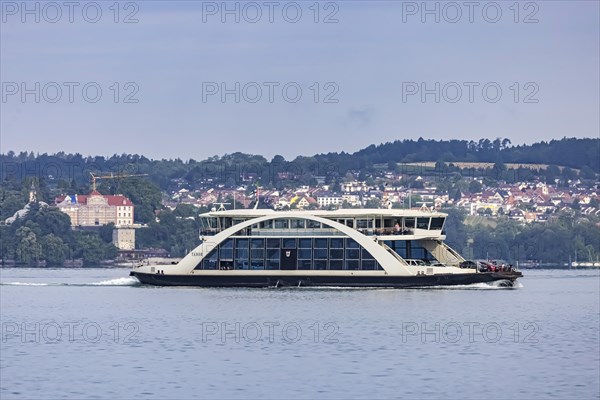 Car ferry on Lake Constance from Constance to Meersburg