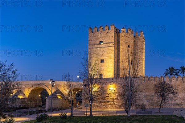 Watchtower Torre de la Calahorra at dusk