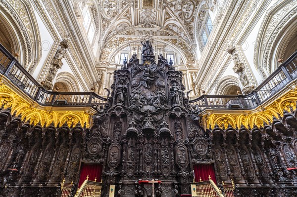 Choir in the interior of the Cathedral