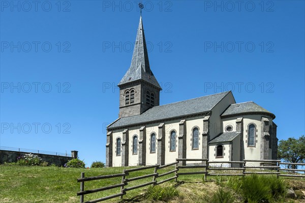 Church Saint-Sebastien of Saint-Genes-Champespe village