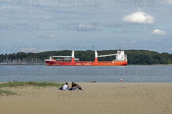 Cargo ship off Falckenstein