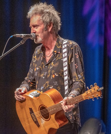 Frontmen. Pete Lincoln Member oft the Band Sweet performing in Schwaebisch Gmuend Baden-Wuerttemberg