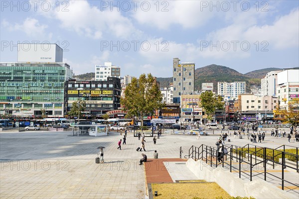 Station forecourt