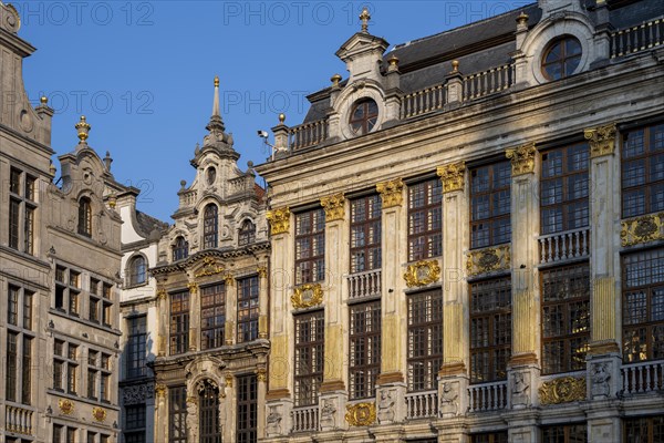 Facade with golden decorations