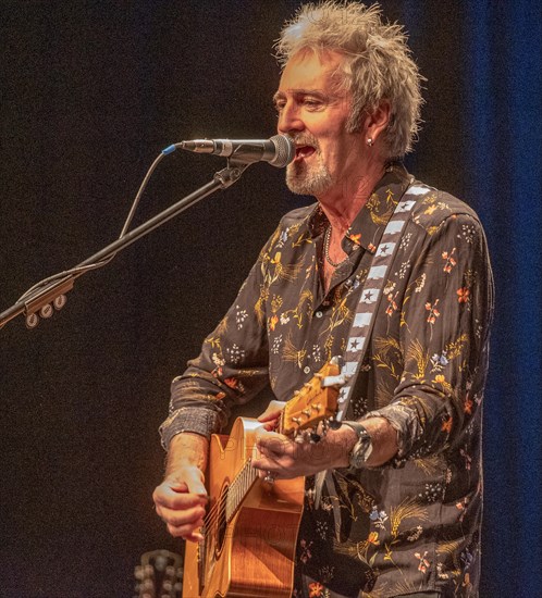 Frontmen. Pete Lincoln Member oft the Band Sweet performing in Schwaebisch Gmuend Baden-Wuerttemberg