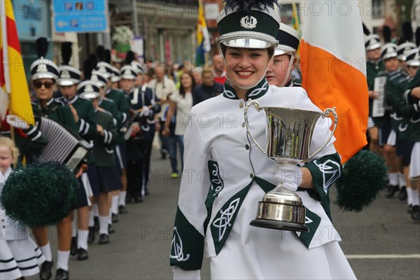 Trophy in hand