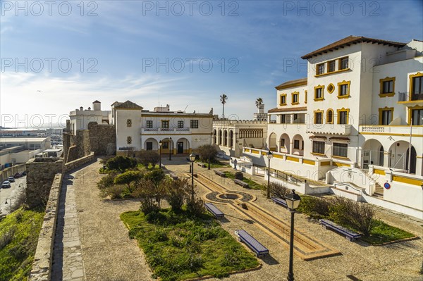 Mirador at the city wall Muralla de la Almedina Tarifa