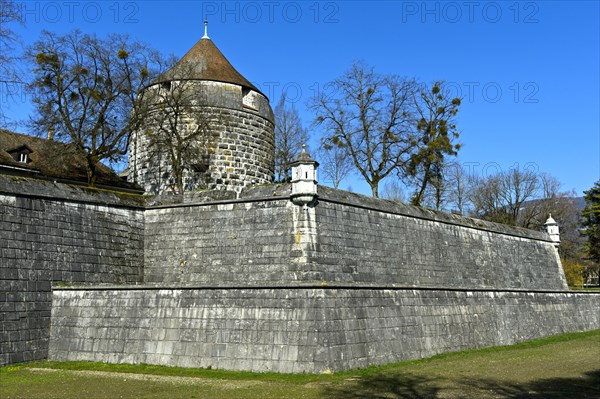 Riedholz Tower and St Ursus Bastion of the Baroque City Fortification Riedholzschanze