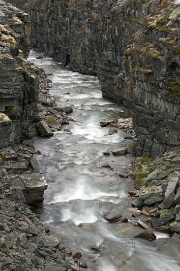 The Store Ula River runnig through ravine