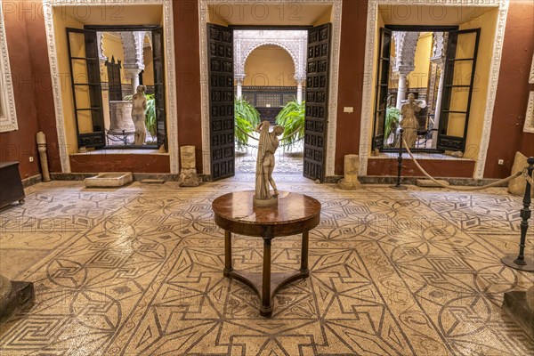 Interior of the Palace and Museum Palacio de la Condesa de Lebrija in Seville