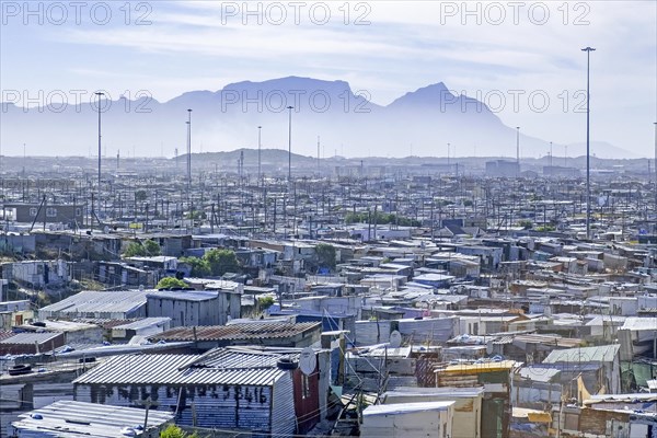 View over shacks at Khayelitsha