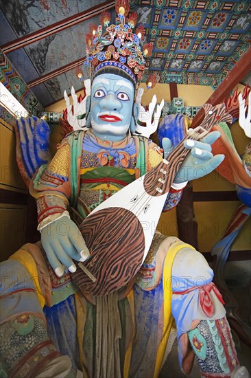 Temple guards at Baekyangsa or Baegyangsa Temple in Naejangsan National Park