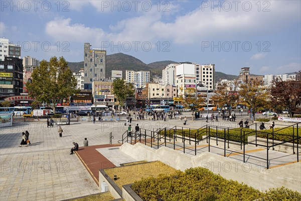 Station forecourt