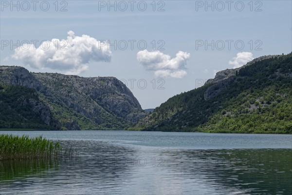 Lake Krka and the Dinara Mountains