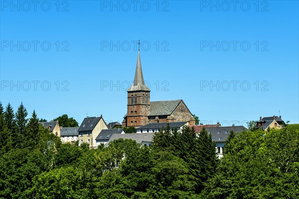 Village of Chastreix in Auvergne Volcanoes Natural Regional Park