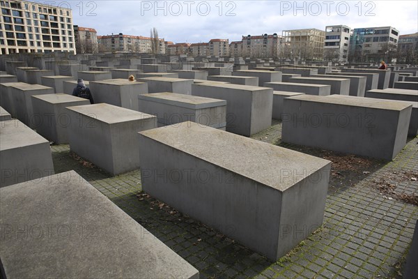 Holocaust memorial to the murdered Jews of Europe. Berlin