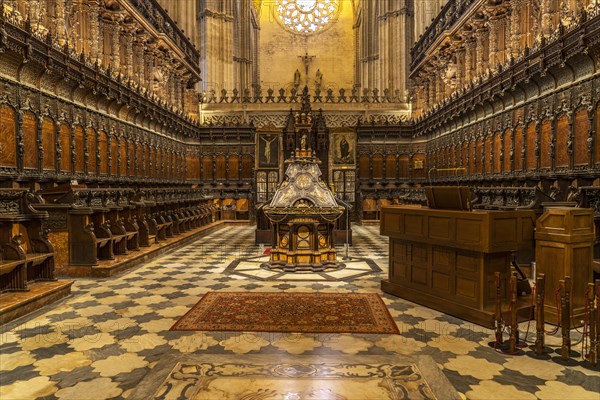 Choir of the Cathedral of Santa Maria de la Sede in Seville