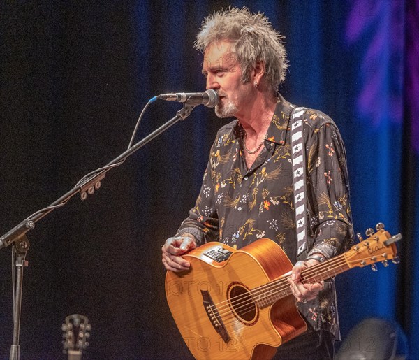 Frontmen. Pete Lincoln Member oft the Band Sweet performing in Schwaebisch Gmuend Baden-Wuerttemberg