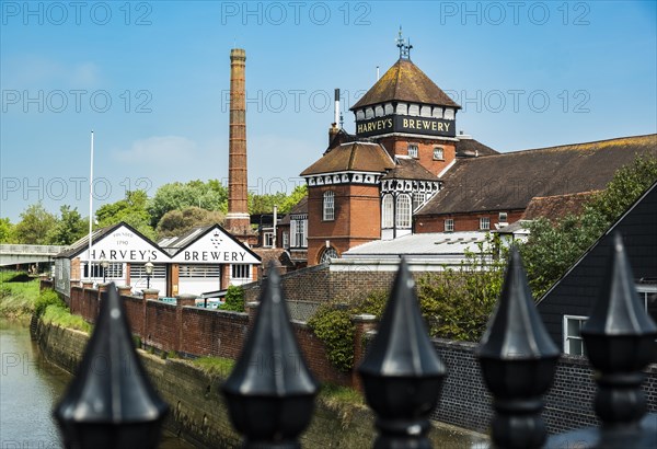 View of Harvey's Brewery in Lewes