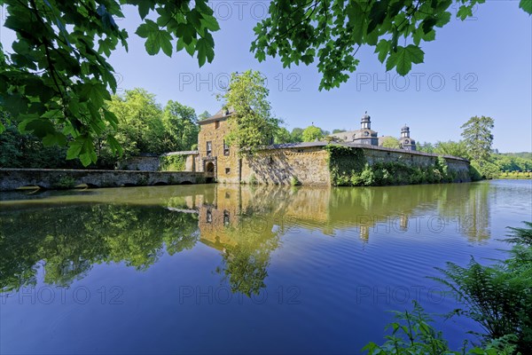 The moated castle Schloss Crottorf also Schloss Krottorf