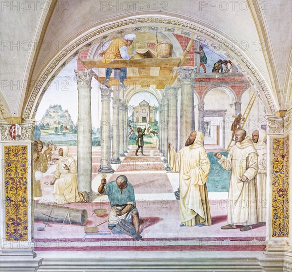 Benedict built twelve monasteries